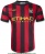 Kostum Baju Bola Manchester City 2011 - 2012 Away SS Red Black